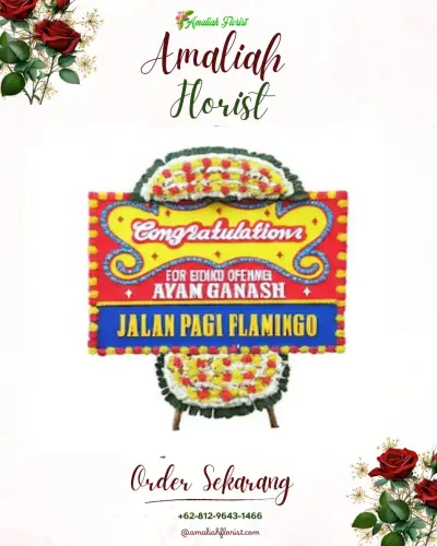 Bunga Papan Congratulation di Lubuk Minturun